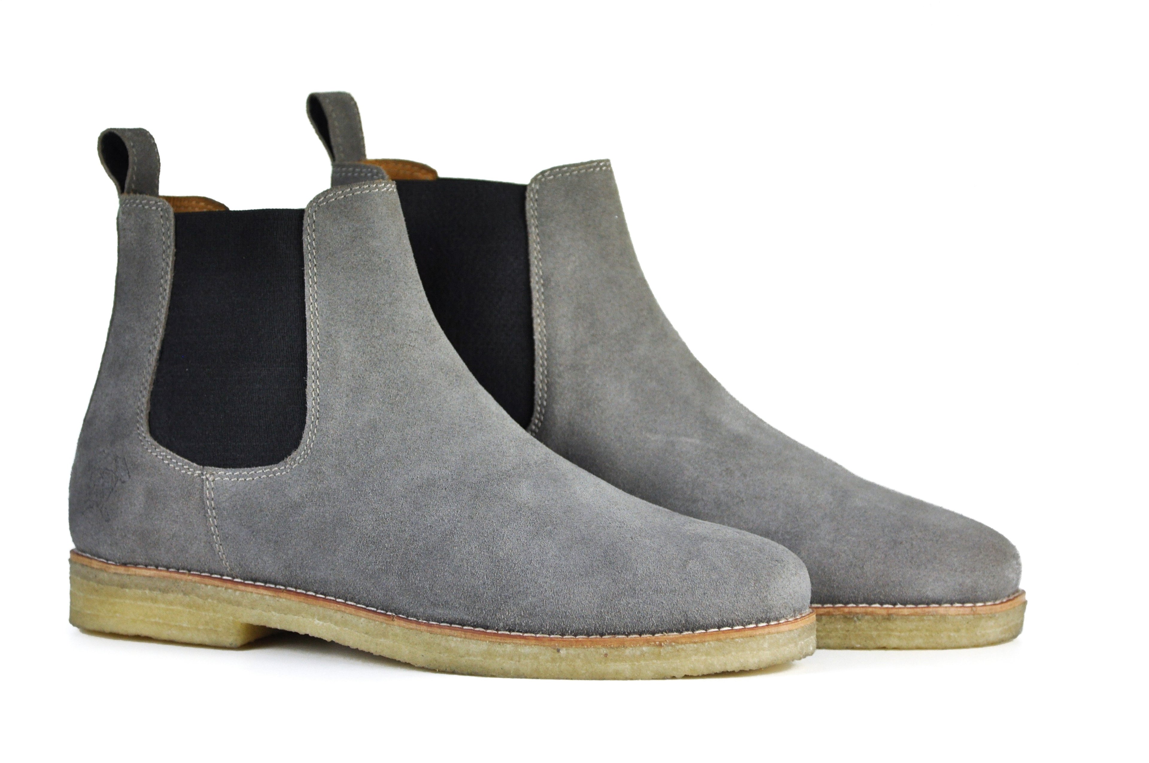 The Maddox 2 Grey Suede Chelsea Boot
