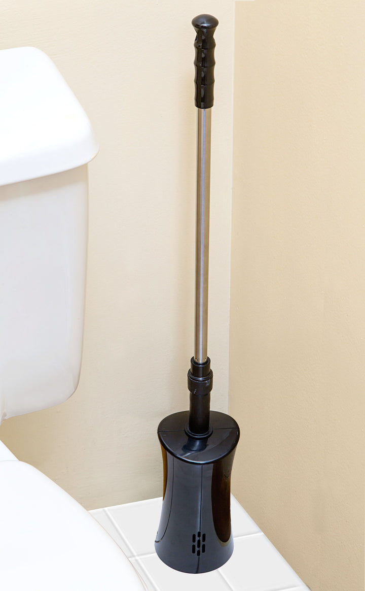 ToiletShroom (Black) Toilet Plunger That Unclogs Toilets in Seconds