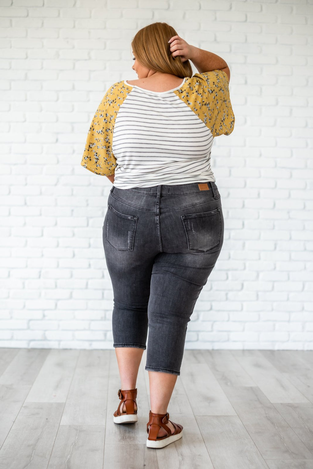 Judy Blue Alright With Me Women's Capri Jeans