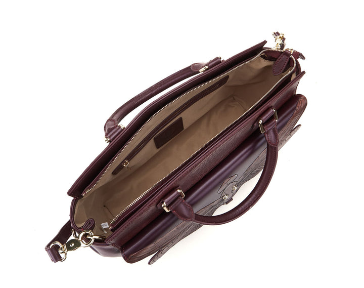 Dragonfly Brown Shoulder Bag