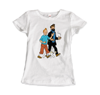 Tintin, Snowy and Captain Haddock Artwork T-Shirt