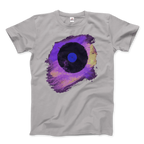 Vinyl Record Made of Paint Scattered in Purple Tones T-Shirt