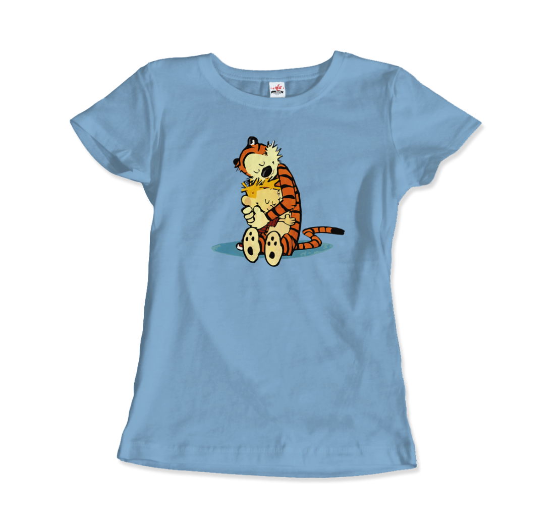 Calvin and Hobbes Hugging Artwork T-Shirt Men & Women