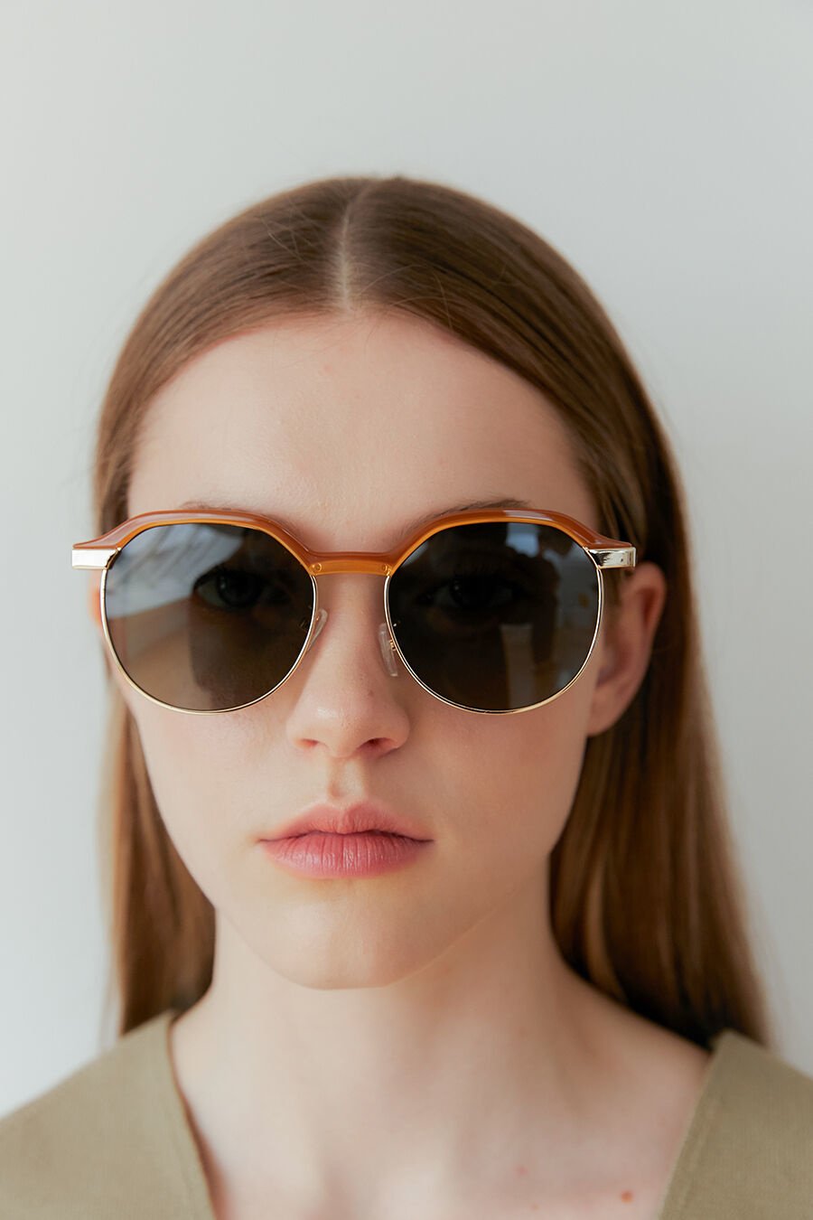 One Brilliant Sunglasses Aubrey Brown Grey